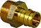 Штуцер латунь НР 25х3/4" с наружной резьбой (Uponor Q&E) уп. 40 шт (1047862)