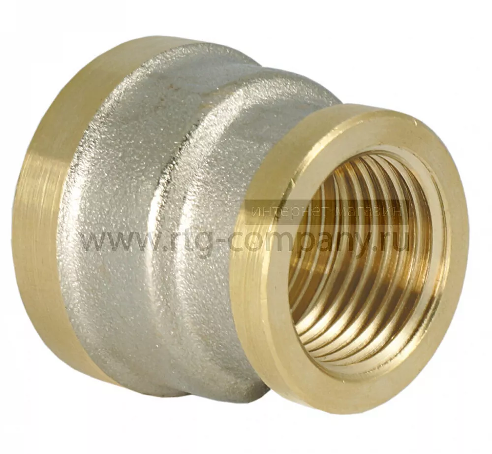 Муфта переходная ВВ внутренняя резьба 3/4х1/2" (JIF.211) уп 10 шт