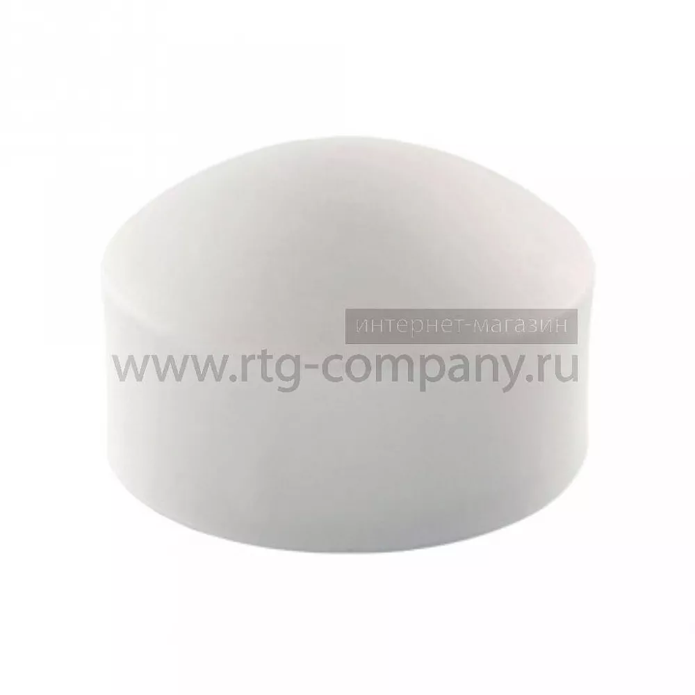 Заглушка полипропиленовая PPRC 63 TEBO, белая (уп. 10 шт)