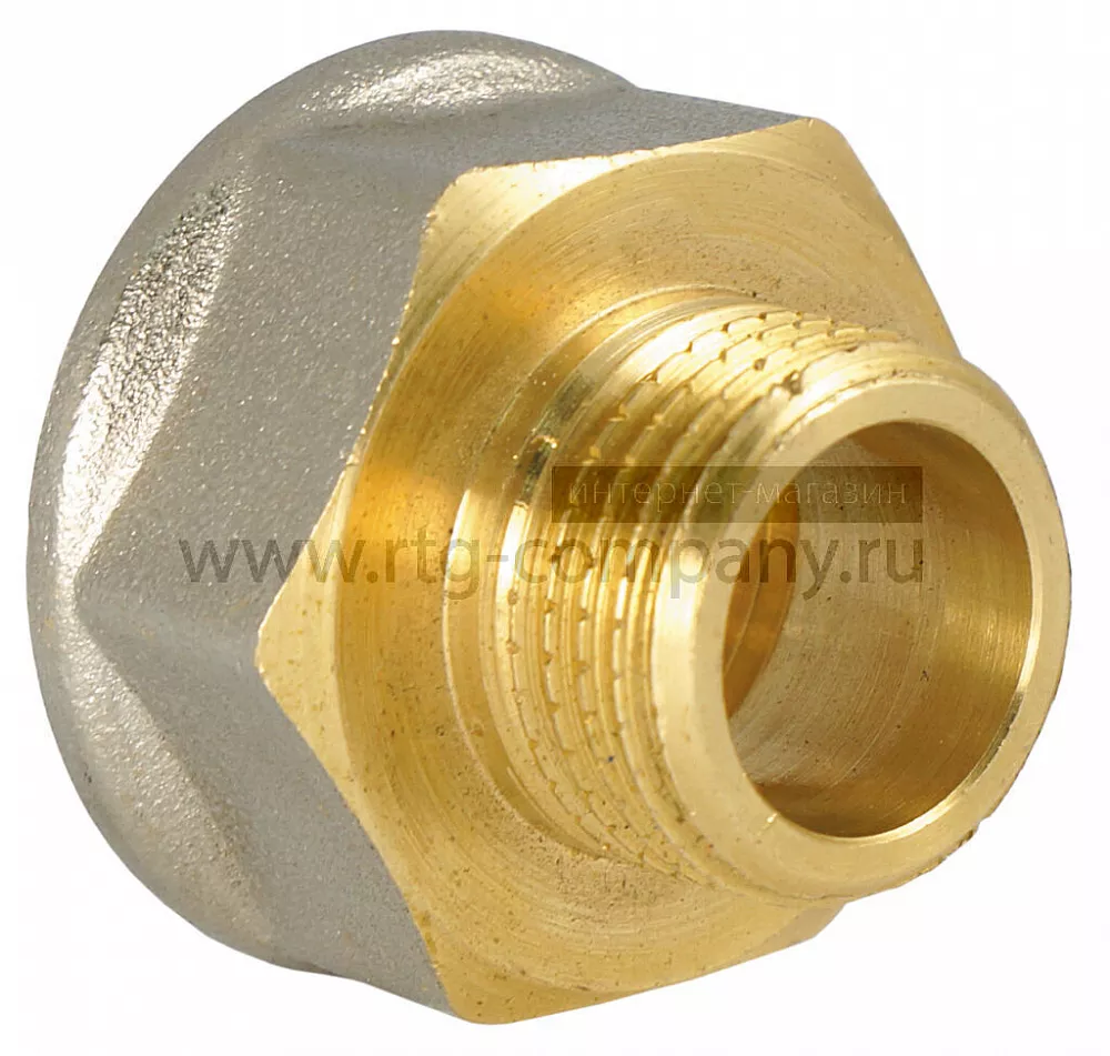 Переходник ВН внутренняя наружная резьба 3/4"х1/2" (JIF 283) уп 10 шт