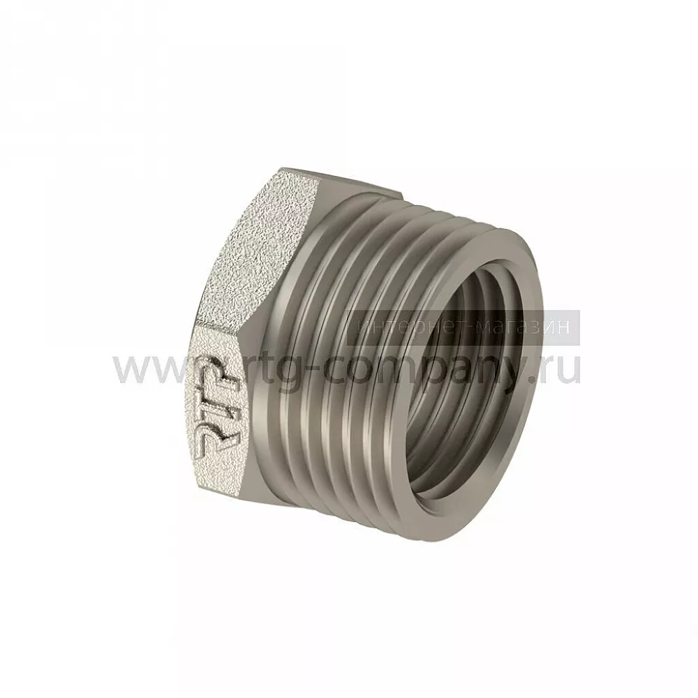 Переходник-футорка НВ наружная внутренняя резьба 3/4"х1/2" (25122) уп 10 шт