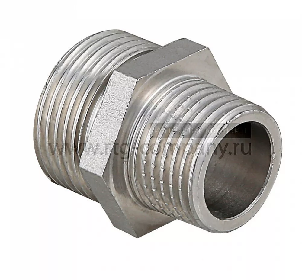 Ниппель-переходник НН наружная резьба 1"х3/4" (Valtec VT 580) уп 10 шт