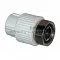 Муфта комбинированная ППР разъемная PPRC ВР 25х3/4" НГ (мет. штуцер) TEBO ВР, белая (уп. 10)