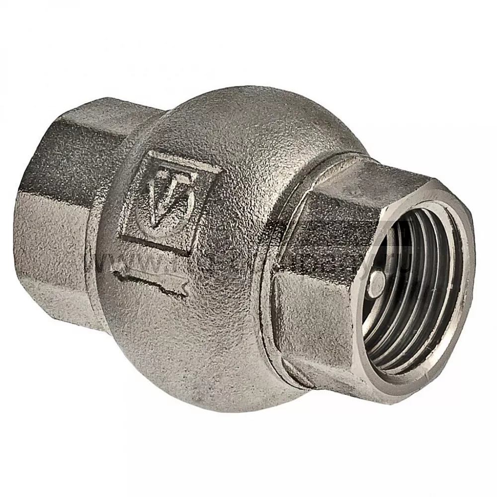 Клапан обратный внутренняя резьба 3/4" (Valtec VT.151 латунный золотник) уп 11 шт
