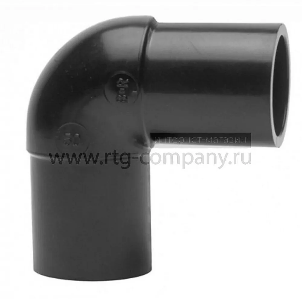 Отвод ПНД литой 160 мм 90гр.С SDR 11 ПЭ100