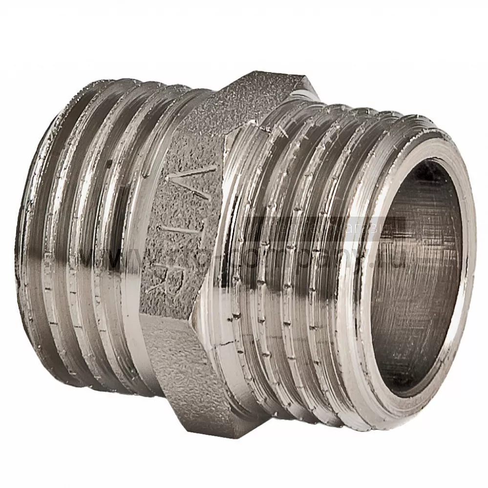 Ниппель НН наружная резьба 1/2" (Valtec VT 582) уп 10 шт