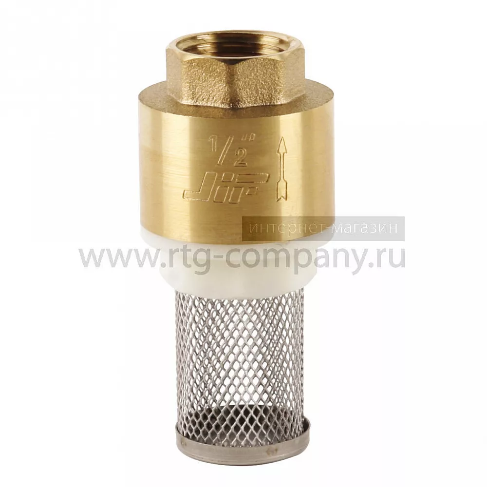 Клапан обратный внутренняя резьба 1" (JIF 311) с сеткой уп 6 шт