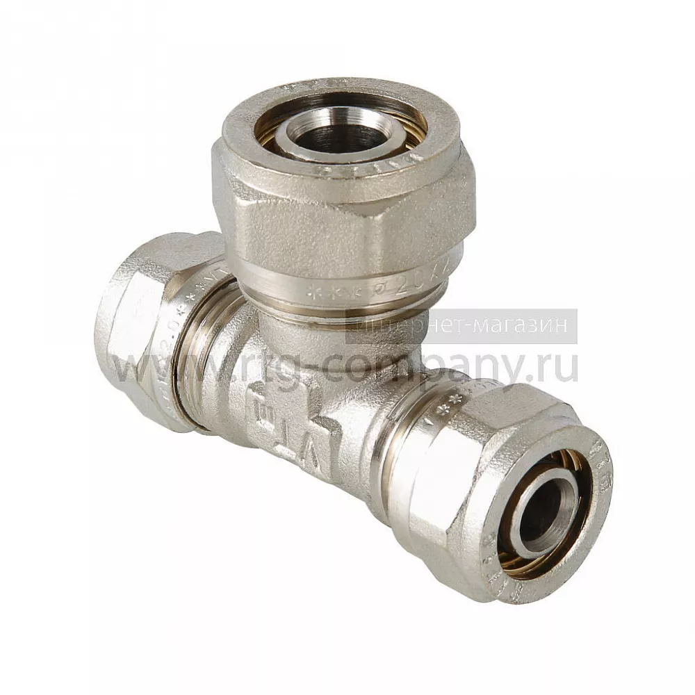 Тройник обжимной 32*32*26 (Valtec) VTm.331